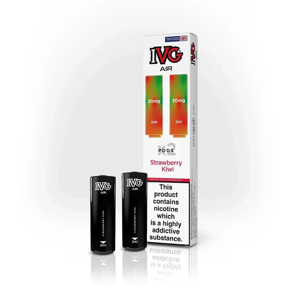 IVG Air Replacement Pods – Pack of 10 | 20mg Nic Salt | 27 Flavours | Wholesale UK IVG